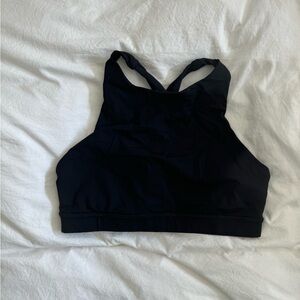 Lululemon high neck energy bra in black